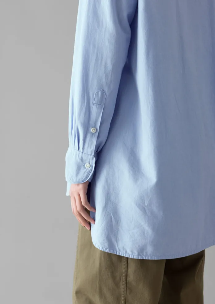 Taro Cotton Oxford Long Shirt