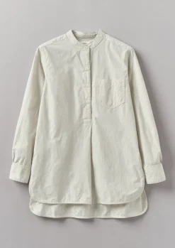 Taro Stripe Organic Cotton Poplin Shirt