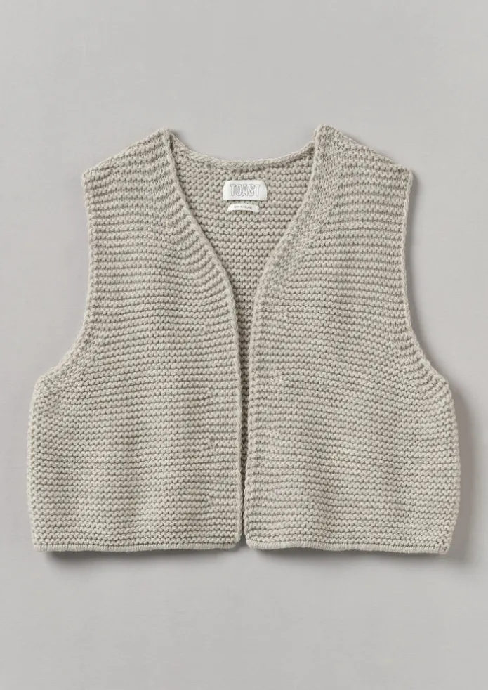Textured Knit Gilet