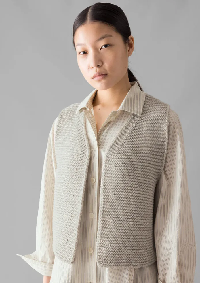 Textured Knit Gilet