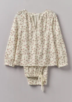 Trellis Floral Block Print Pyjamas