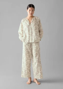 Trellis Floral Block Print Pyjamas
