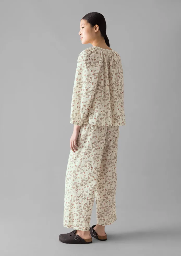 Trellis Floral Block Print Pyjamas