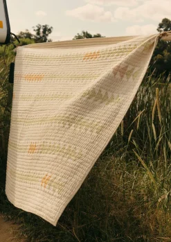 Triangle Patchwork Check Cotton Quilt