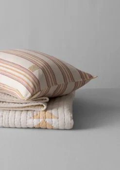 Triangle Patchwork Check Cotton Quilt