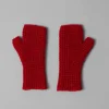 Waffle Stitch Fingerless Gloves