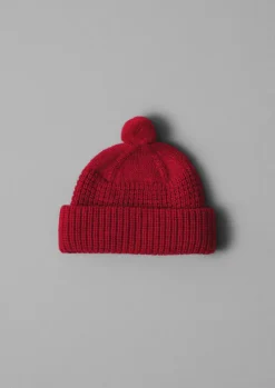Waffle Stitch Wool Beanie
