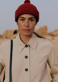 Waffle Stitch Wool Beanie