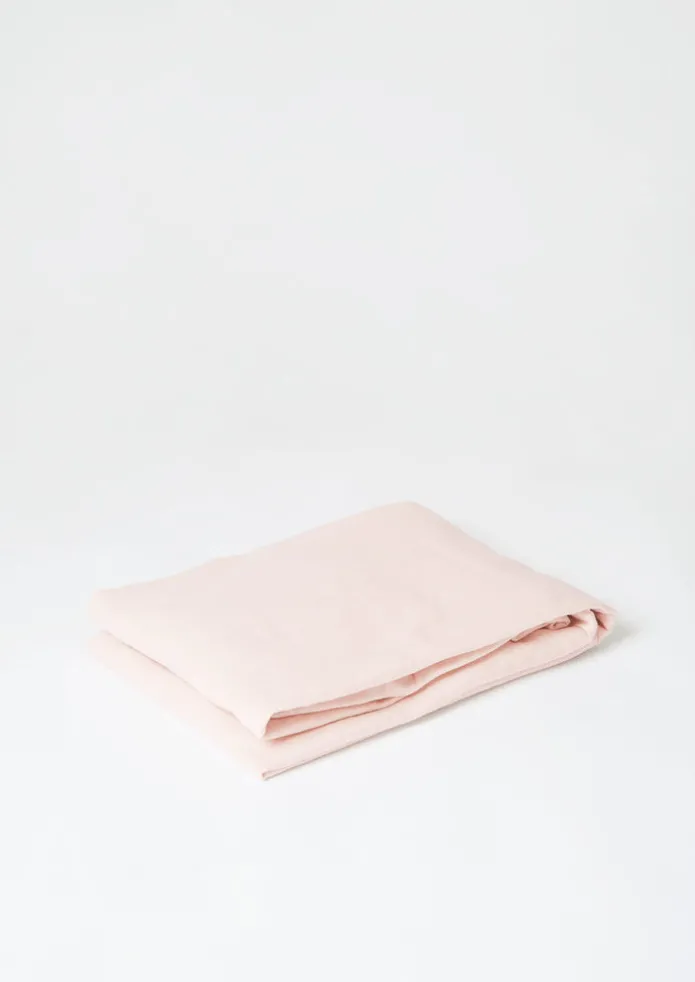 Washed Linen Cotton Fitted Sheet