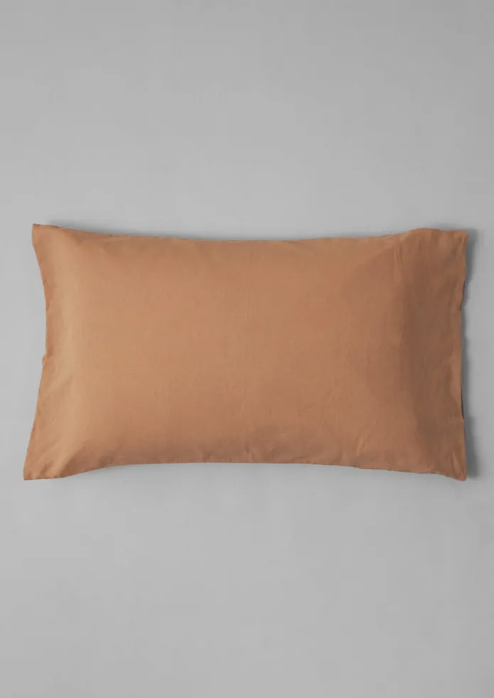 Washed Linen Cotton Housewife Pillowcase Set