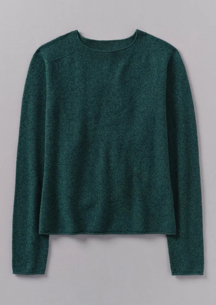Wool Cashmere Neat Sweater