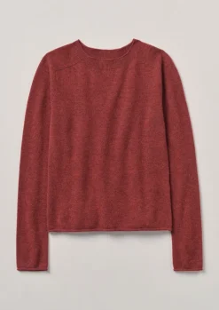 Wool Cashmere Neat Sweater