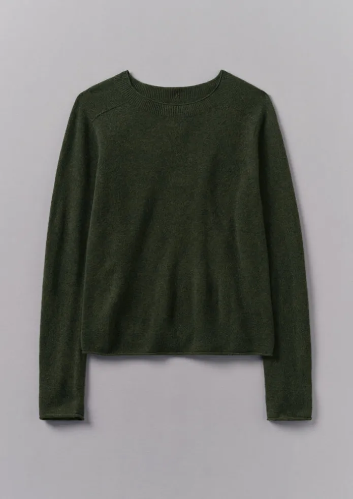 Wool Cashmere Neat Sweater