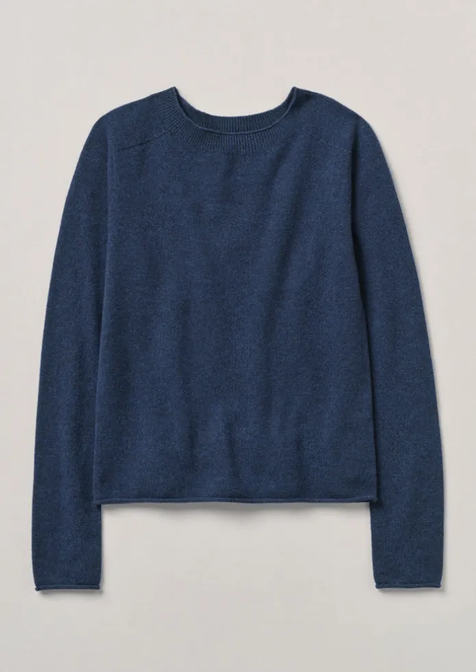 Wool Cashmere Neat Sweater