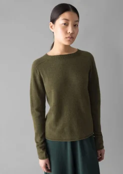 Wool Cashmere Neat Sweater