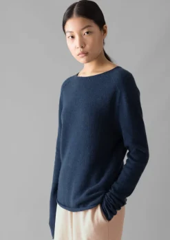Wool Cashmere Neat Sweater