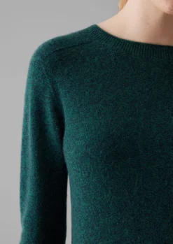 Wool Cashmere Neat Sweater
