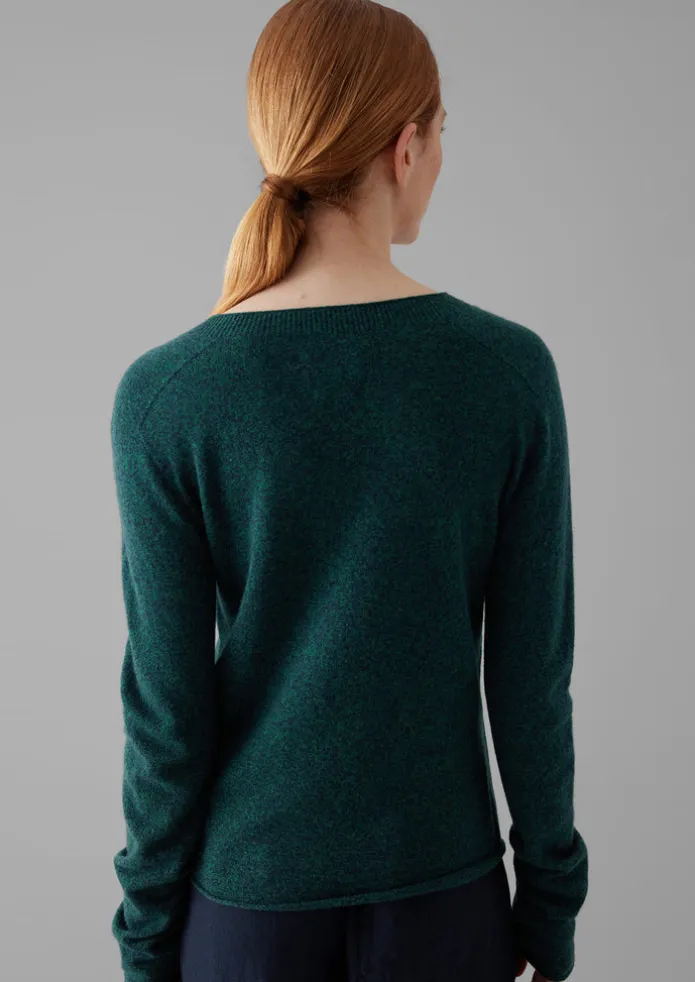 Wool Cashmere Neat Sweater