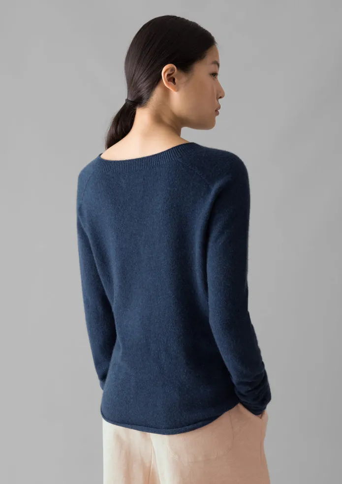 Wool Cashmere Neat Sweater