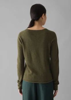 Wool Cashmere Neat Sweater