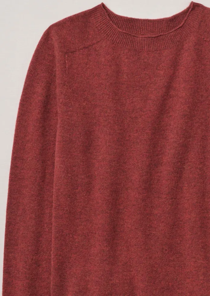 Wool Cashmere Neat Sweater