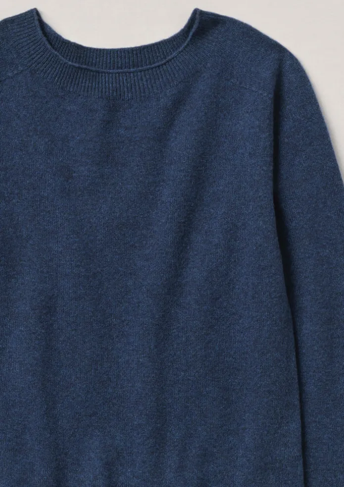 Wool Cashmere Neat Sweater