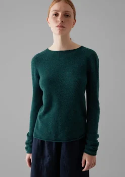 Wool Cashmere Neat Sweater