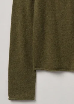 Wool Cashmere Neat Sweater