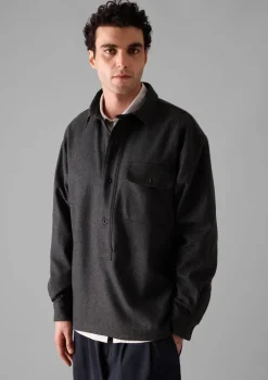 Wool Cashmere Overshirt