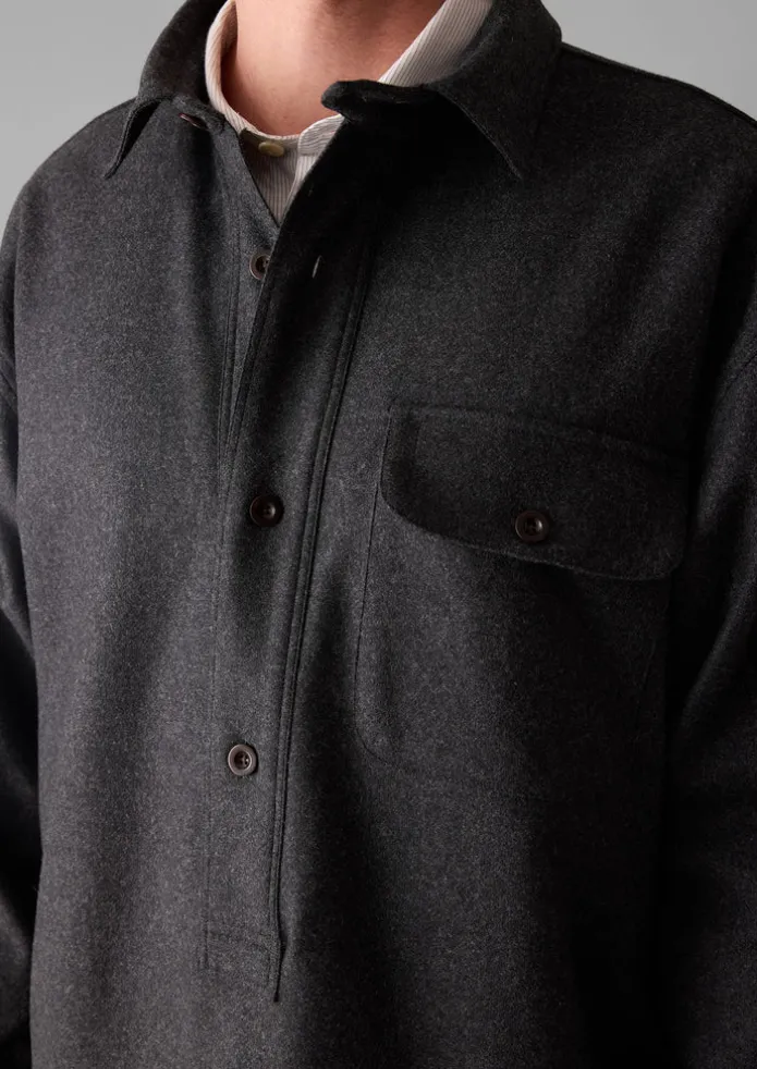 Wool Cashmere Overshirt
