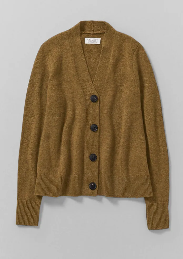 Wool Cashmere Swingy Cardigan