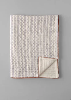 Zig Zag Block Print Cotton Quilt